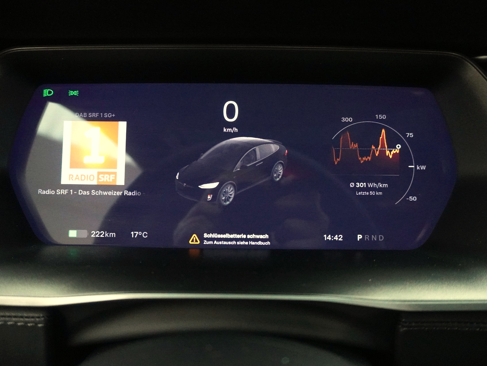 TESLA Model X Maximale Reichweite AWD