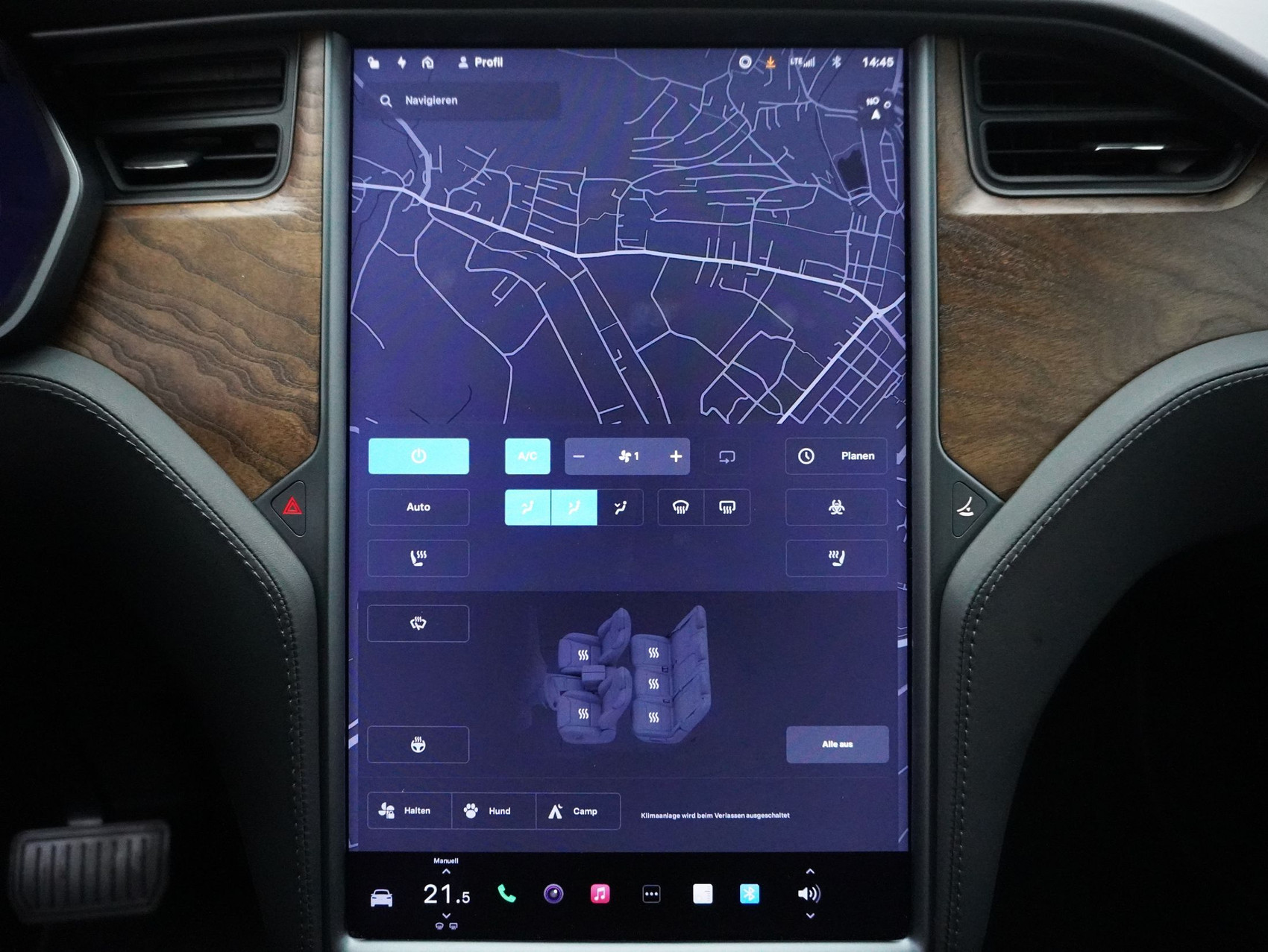 TESLA Model X Maximale Reichweite AWD