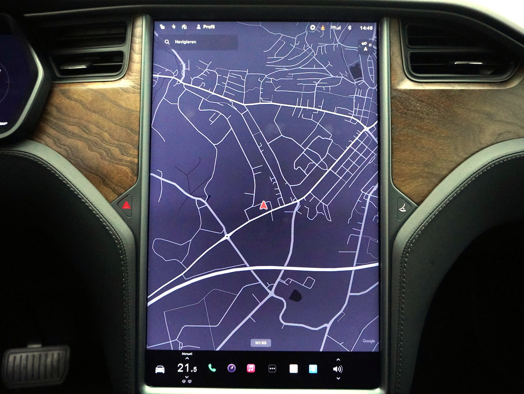 TESLA Model X Maximale Reichweite AWD