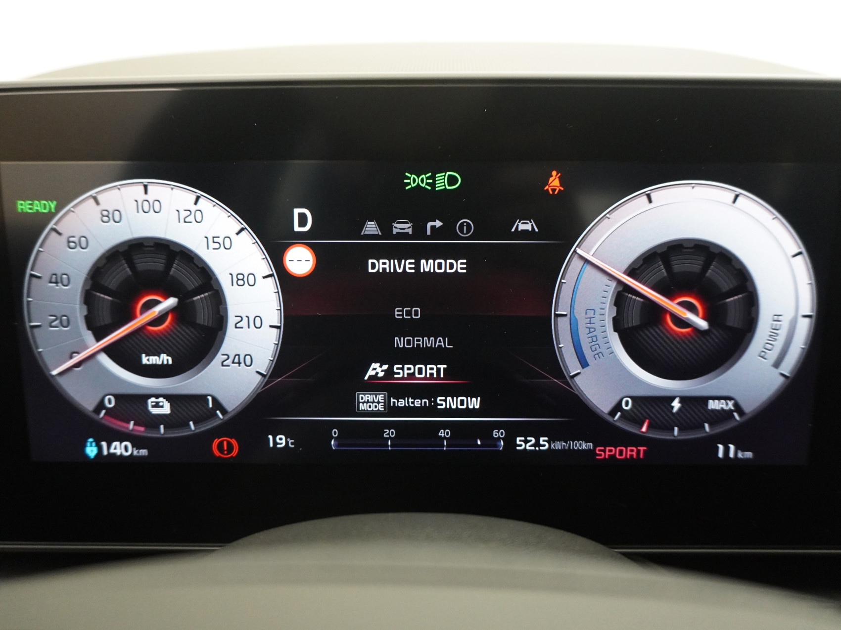 KIA Niro EV Power light