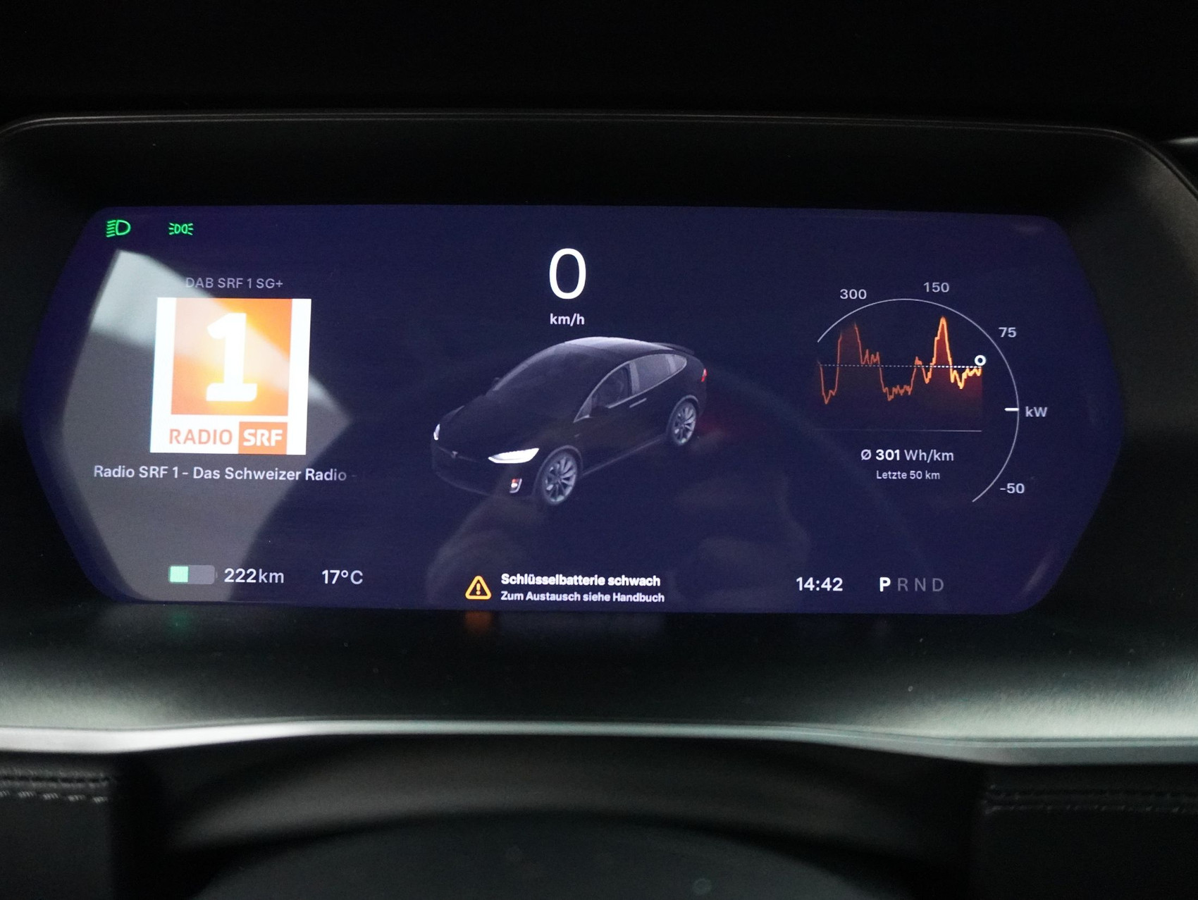 TESLA Model X Maximale Reichweite AWD