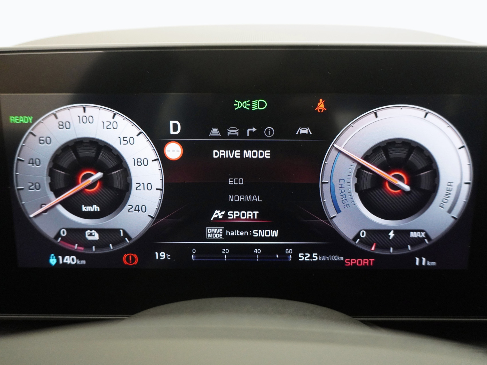 KIA Niro EV Power light